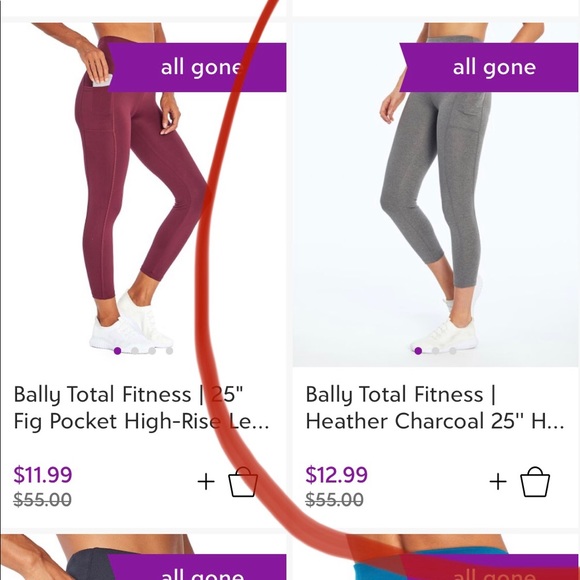 Bally total fitness leggings - NWT - Picture 4 of 4